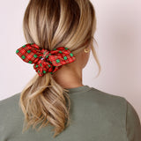 Christmas Bow Scrunchie