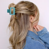 Turquoise Mini Claw Clip - ElleaShop