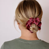 Plum Velvet Scrunchie