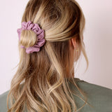 Lavender Sweater Scrunchie