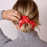 Red Snowflakes Scrunchie