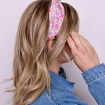 Retro Garden Knotted Headband - ElleaShop