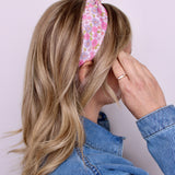 Retro Garden Knotted Headband - ElleaShop