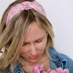 Retro Garden Knotted Headband - ElleaShop