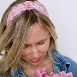 Retro Garden Knotted Headband - ElleaShop