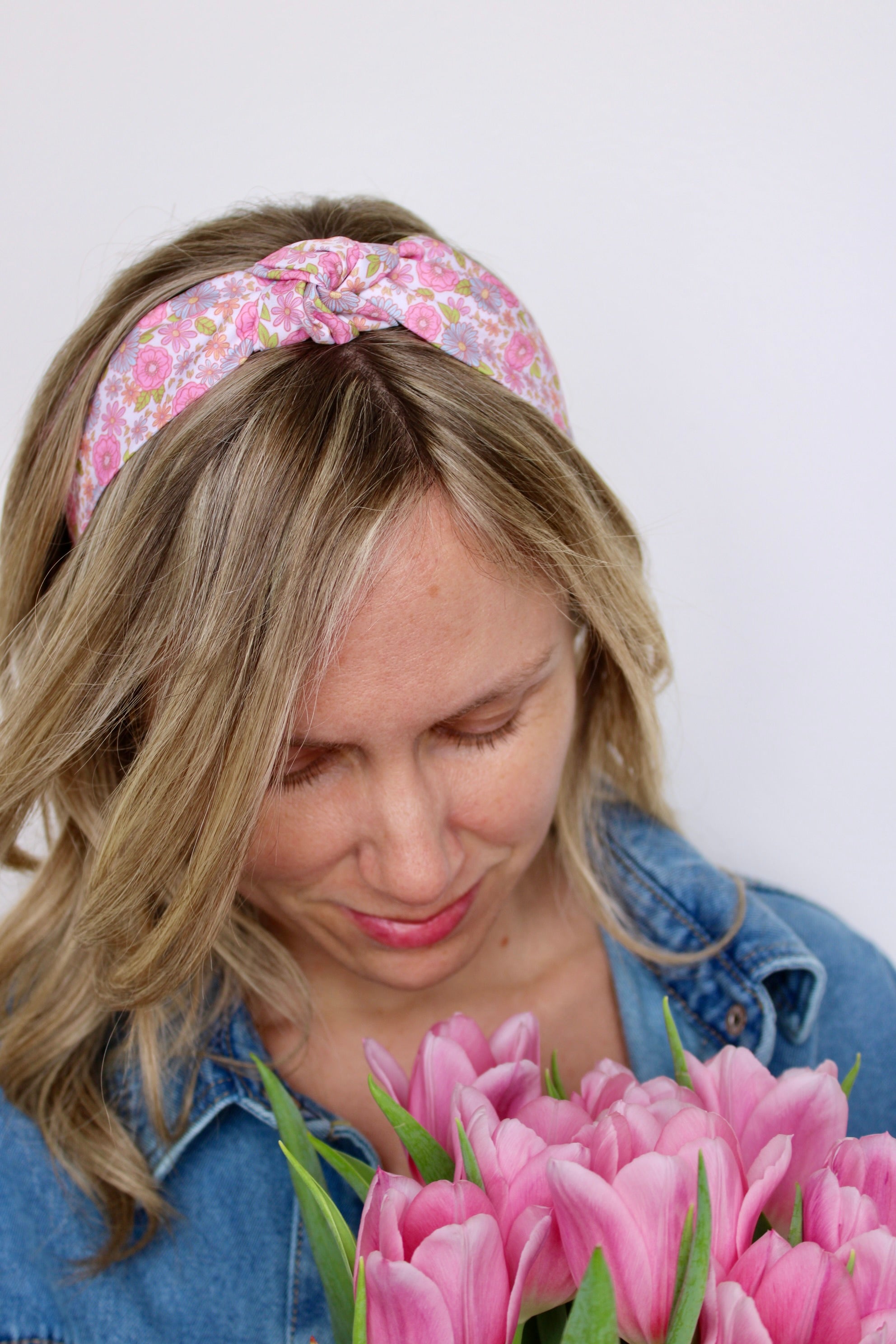 Retro Garden Knotted Headband - ElleaShop
