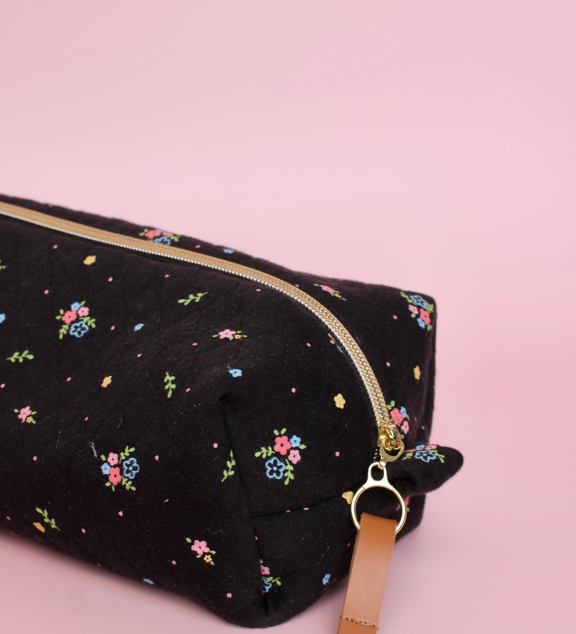 Black & Pink Hair Tool Bag - ElleaShop