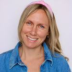 Pink Checkered Knotted Headband - ElleaShop
