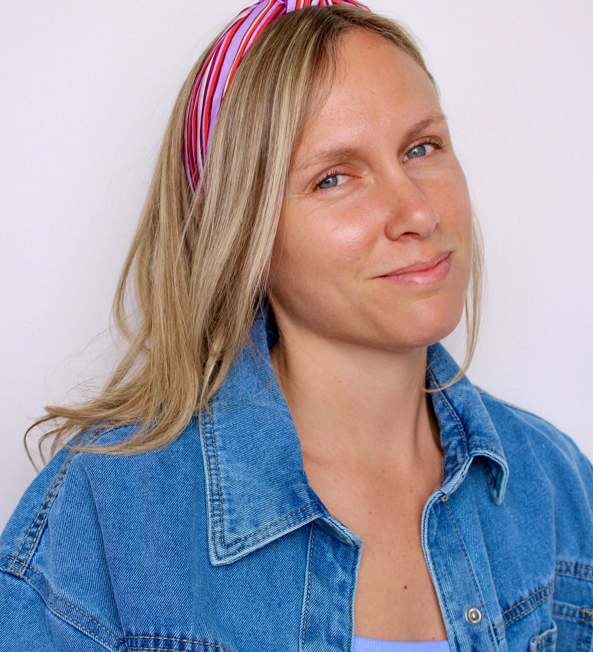 Summer Stripes Knotted Headband - ElleaShop