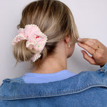 Cherry Pompom Scrunchie - ElleaShop