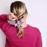 Chouchou Satin Lilas