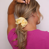 Lemon Meringue Scrunchie