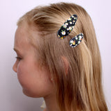 Barrettes à Pression Noires