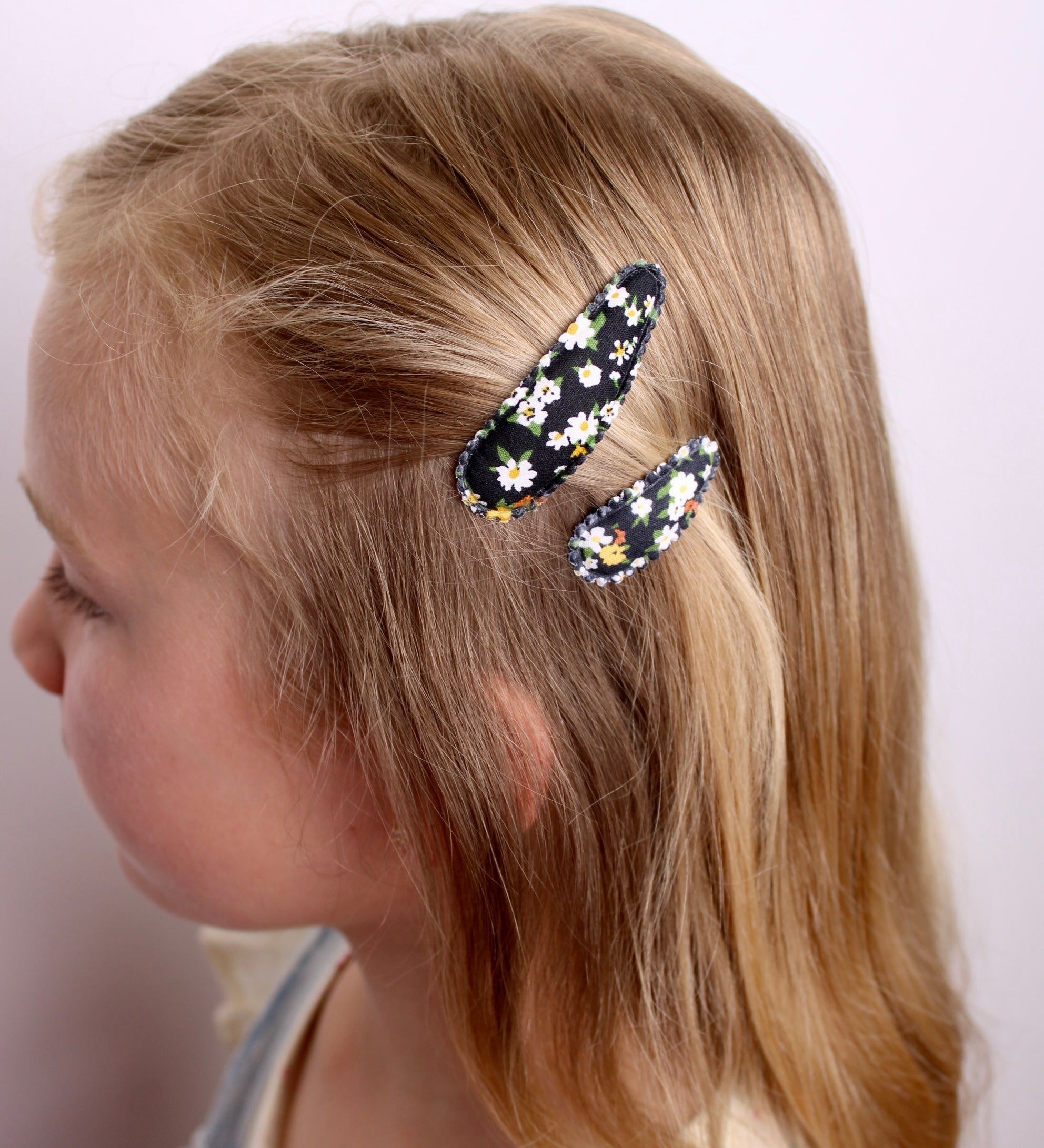 Barrettes à Pression Noires Bébé