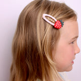 Strawberry Snap Clips
