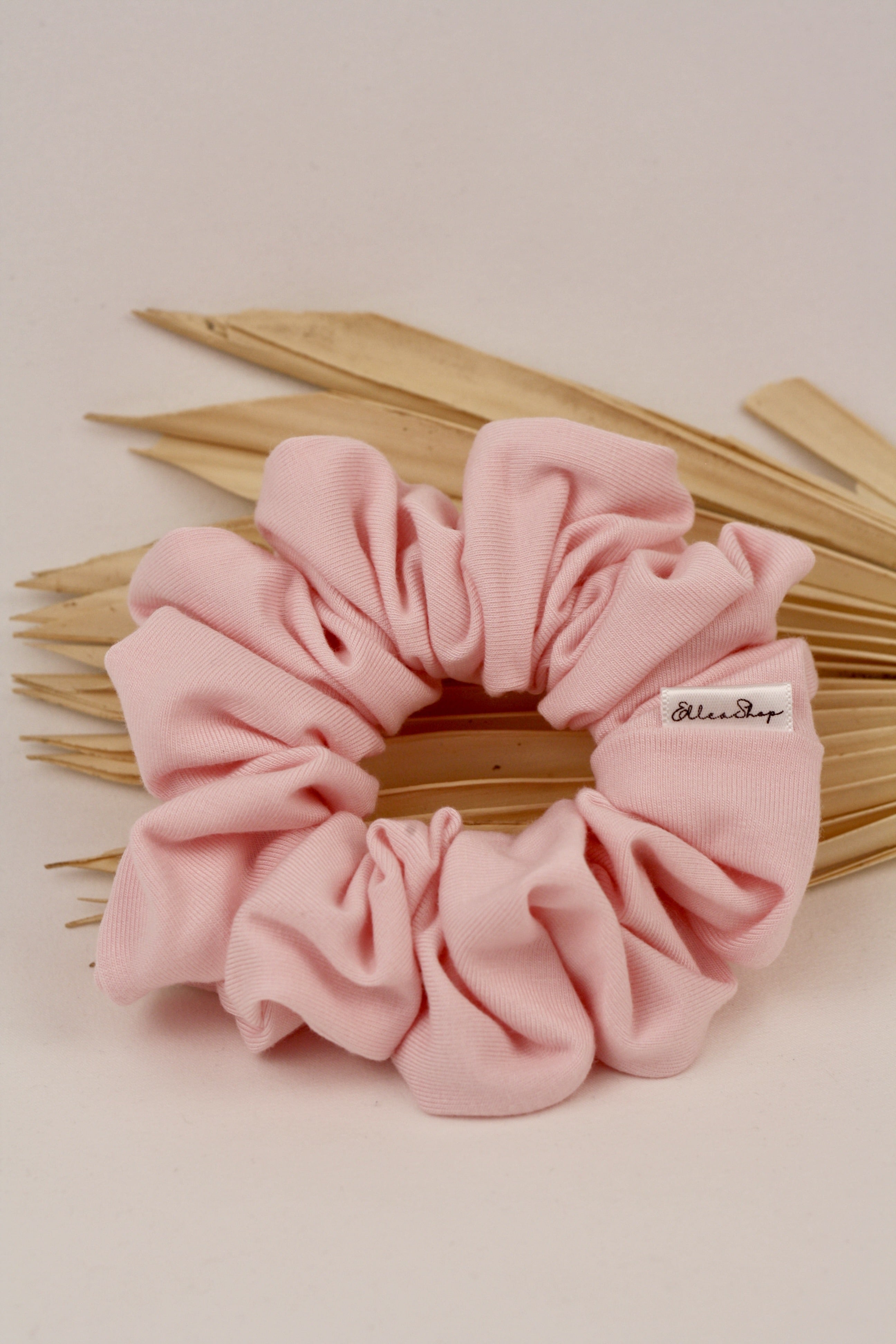 Soft Bubblegum Bamboo Scrunchie - ElleaShop