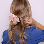 Blush & Lace Linen Scrunchie - ElleaShop