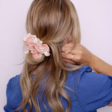 Blush & Lace Linen Scrunchie - ElleaShop