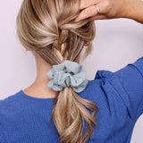 Sage Whisper Muslin Scrunchie - ElleaShop