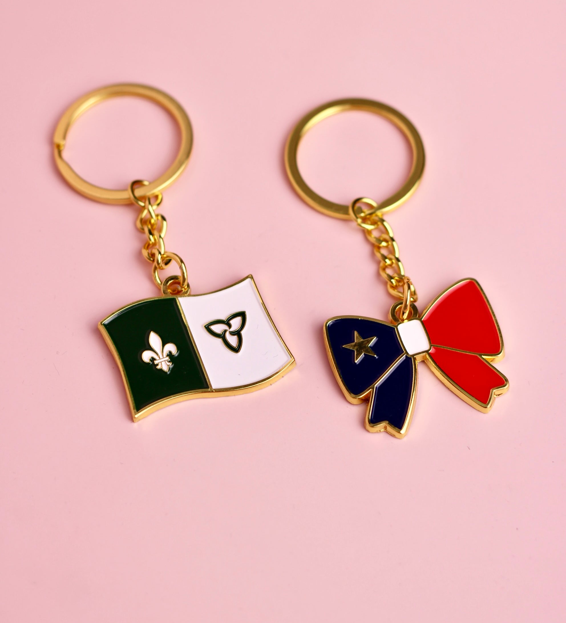Franco-Ontarian Metal Keychain