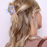 Pince Mini Fleurs Bleues