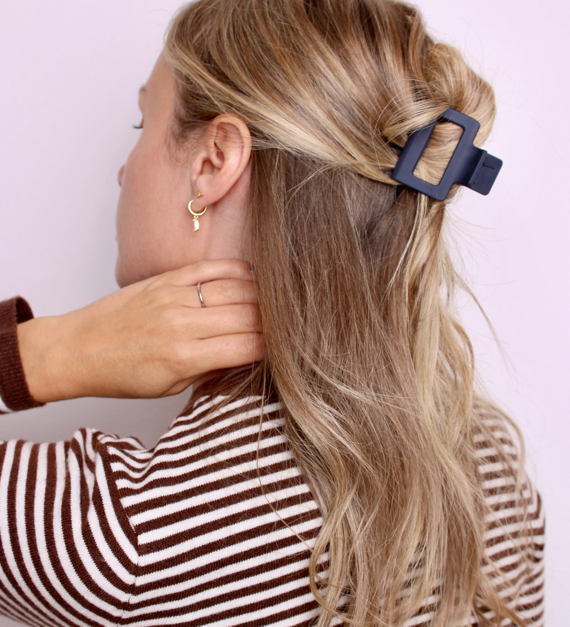 Midnight Blue Mini Claw Clip