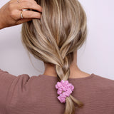 Chouchou Gomme Balloune Fleuri