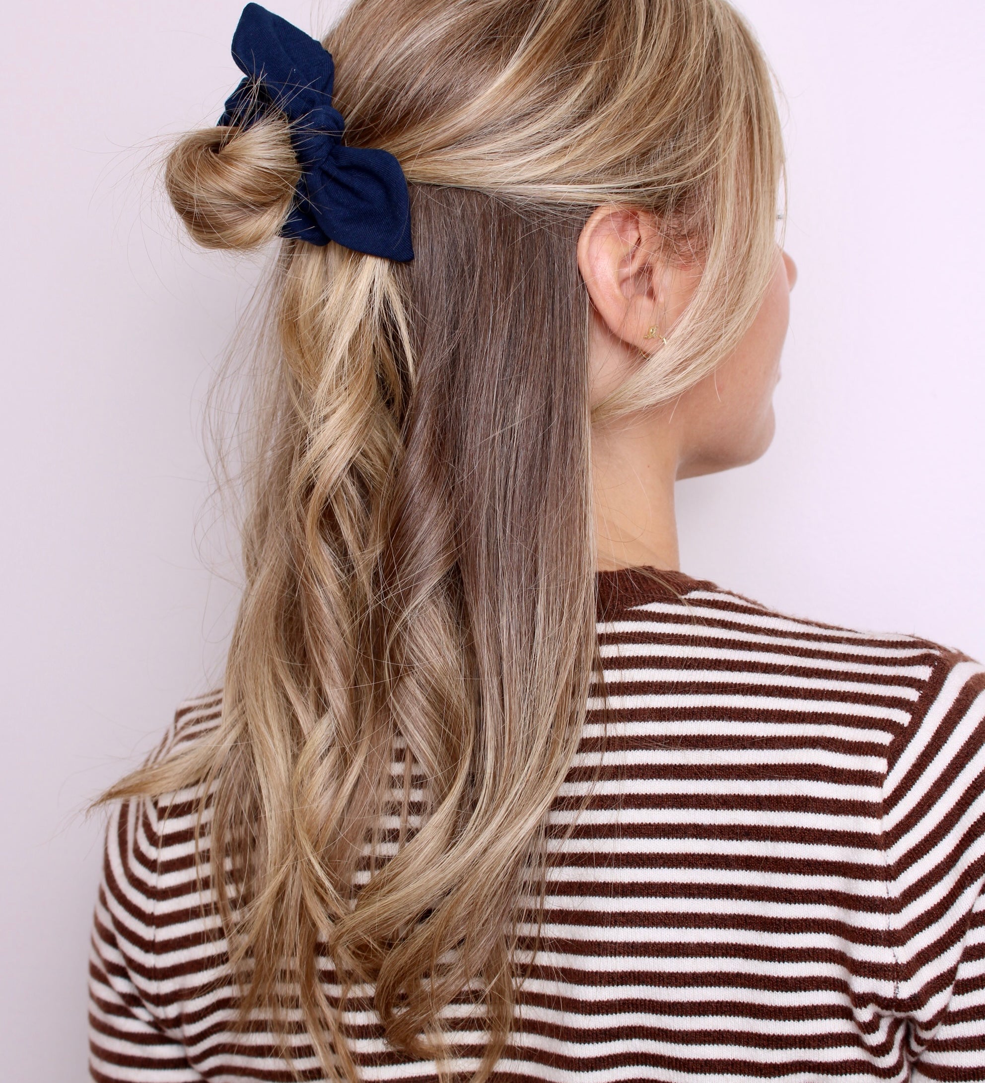 Chouchou à Boucle Bleu Marine