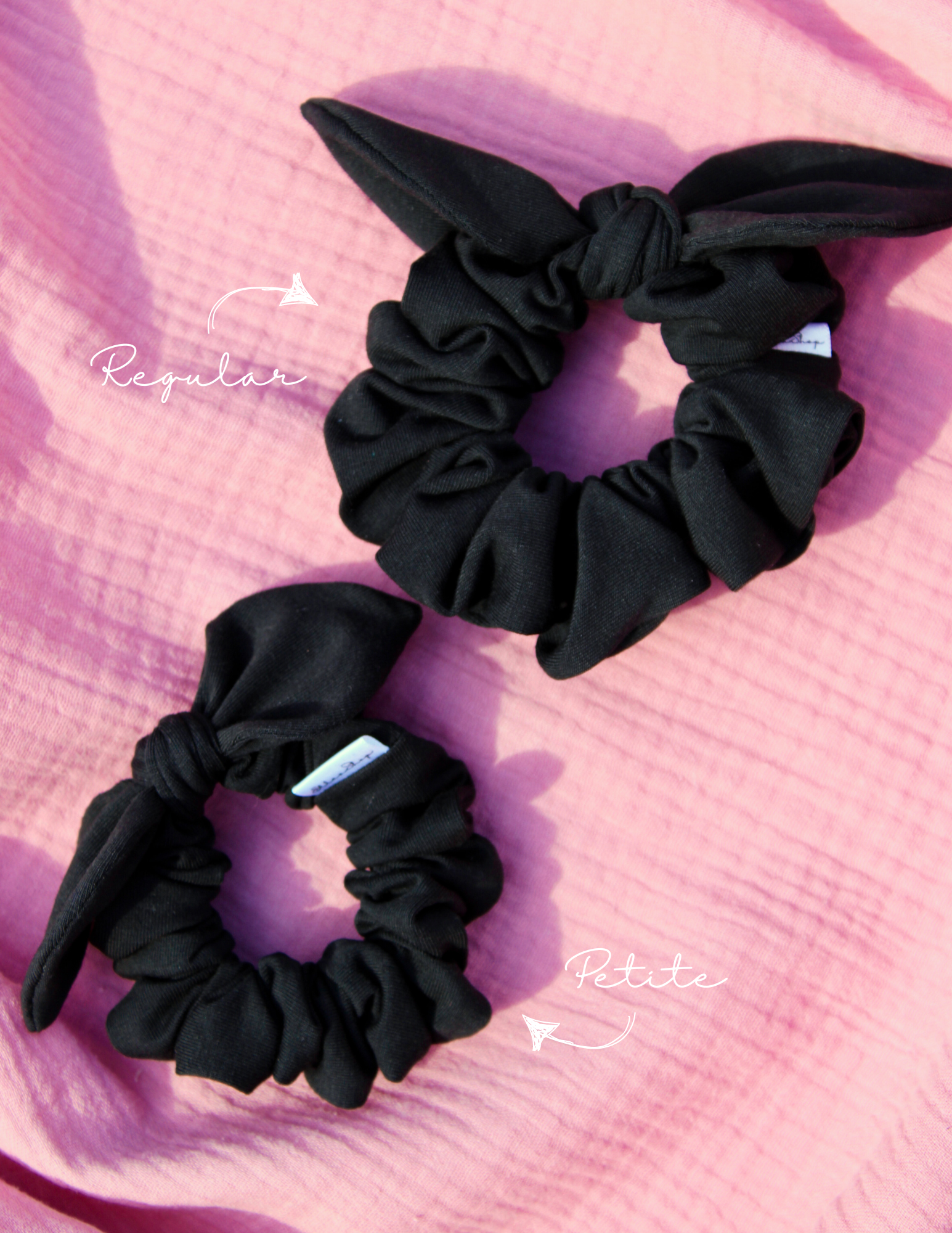 Black Bow Scrunchie - ElleaShop