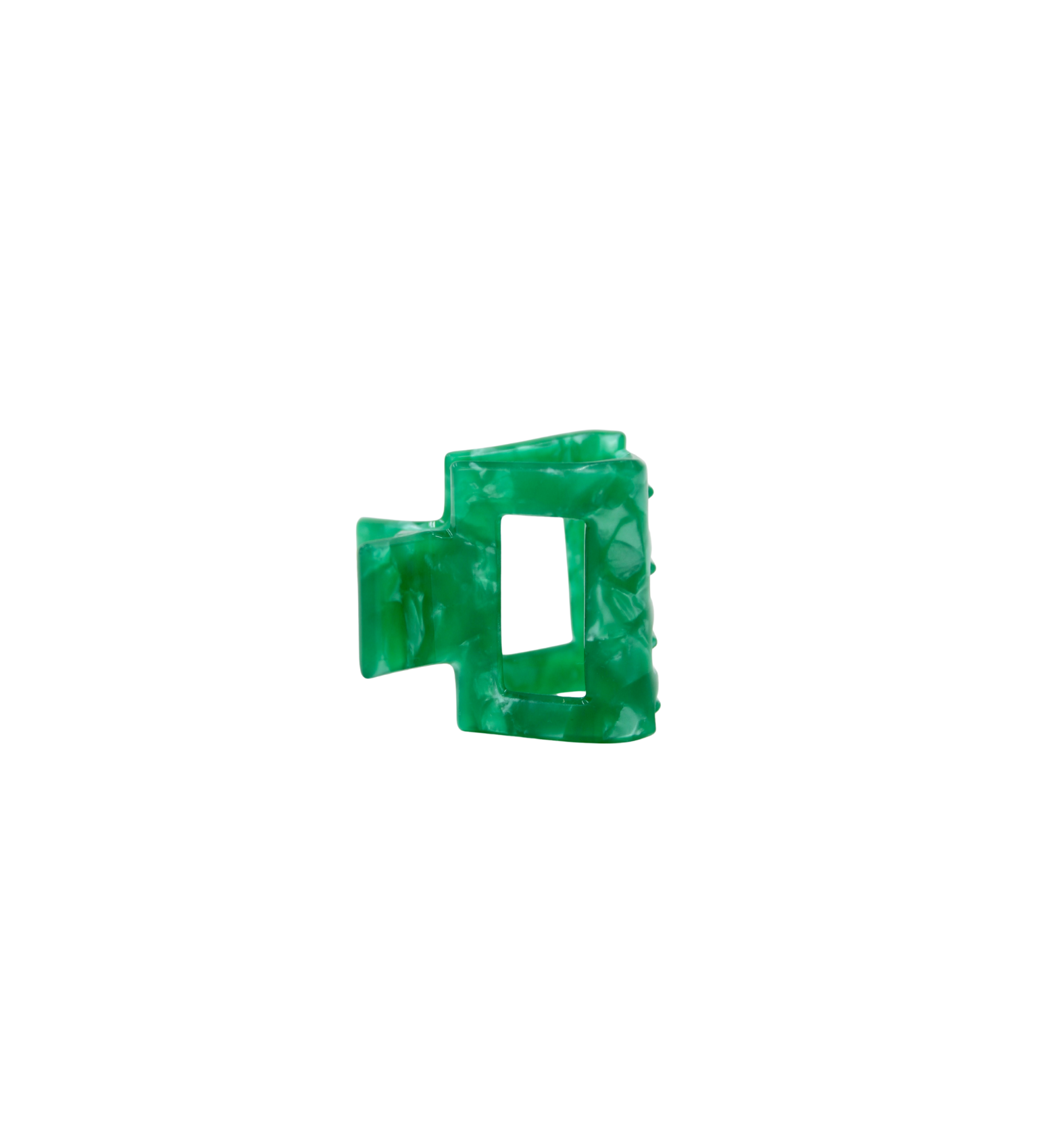 Emerald Tiny Claw Clip - ElleaShop